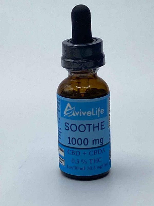 Soothe Full Spectrum CBD + CBDA 1000 mg Tincture
